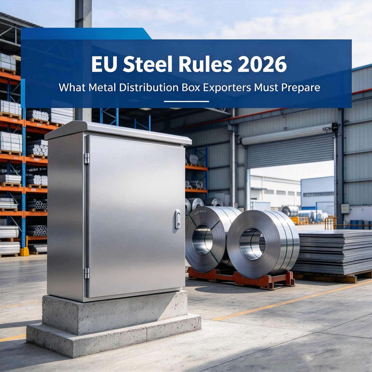 EU-Stahlvorschriften 2026: Exportleitfaden für Metallverteilerkästen