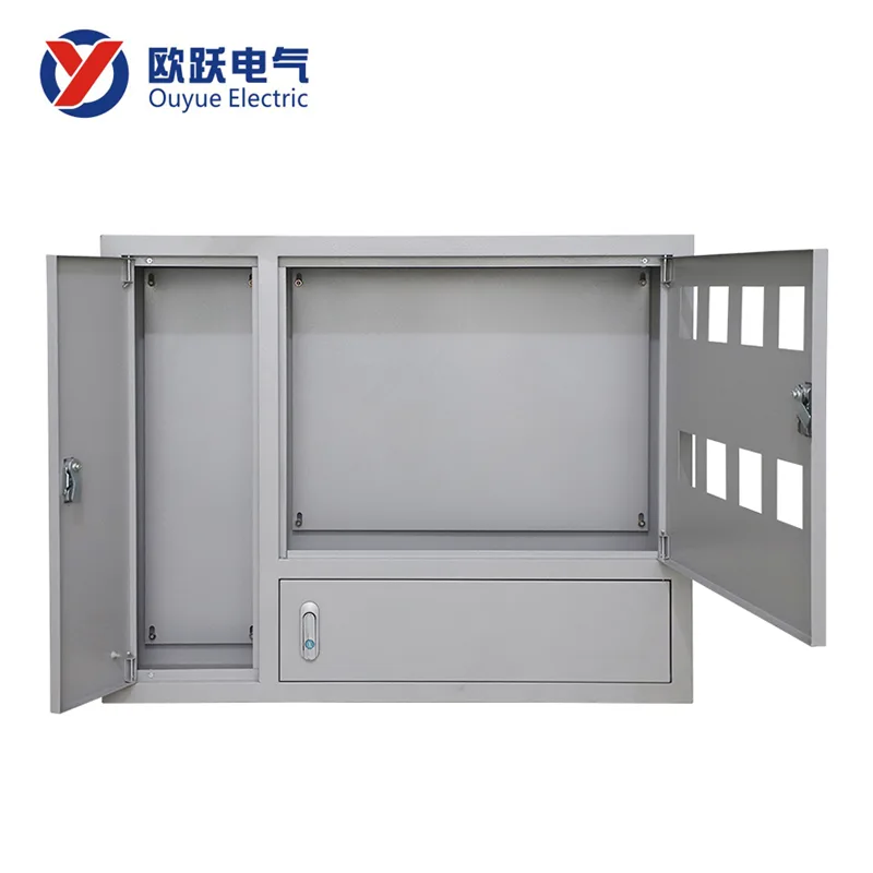 Verdeckt montierter, eingebetteter Stromzählerkasten aus Eisen für den Innenbereich